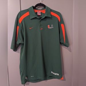 Nike University of Miami Polo